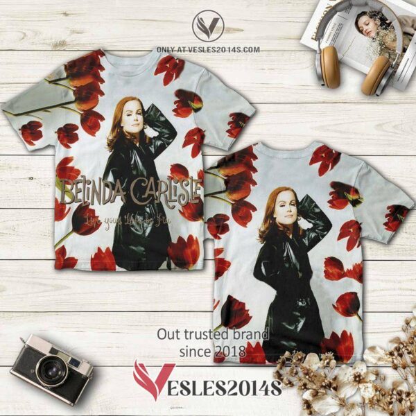 Belinda Carlisle Live Your Life Be Free Album 3D T-Shirt, Perfect Gifts For Music Lovers - Vesles2014S