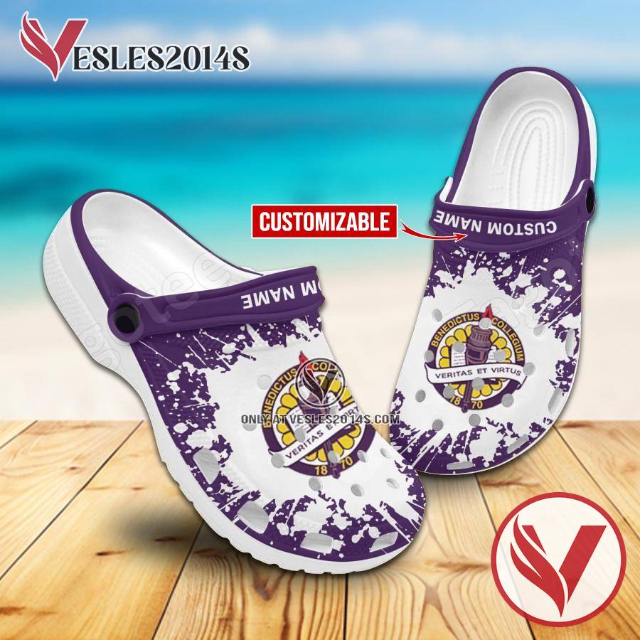 Benedict College Personalized Crocs Clogs, Unique Footwear For Fans