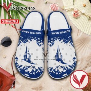 Bennett College Logo Crocs Clogs, Unique Footwear For Fans 1