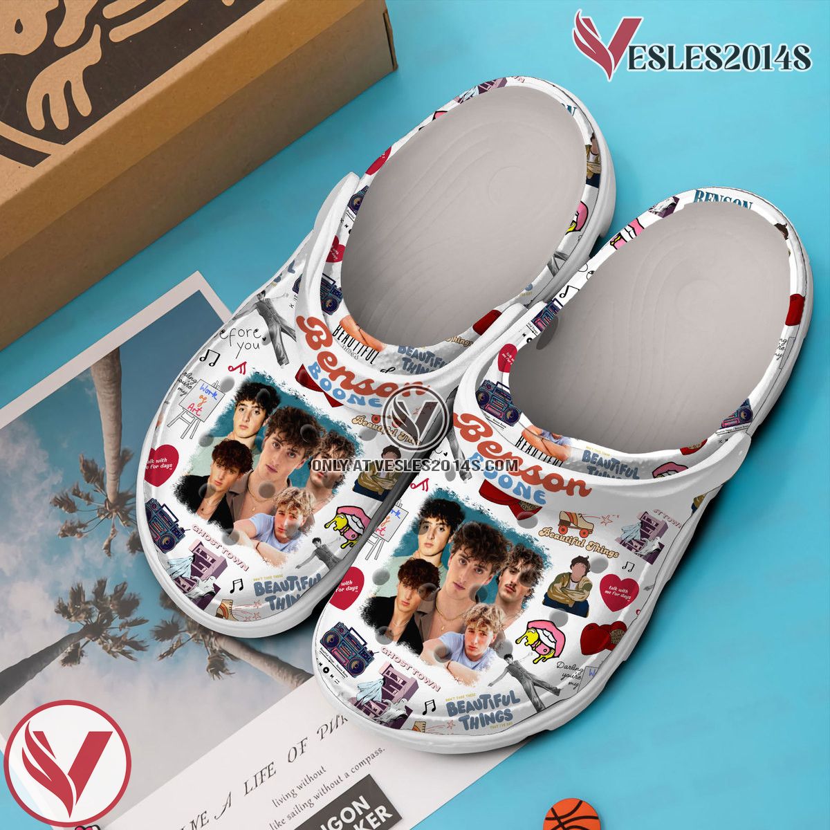 Benson Boone Music Crocs Crocband Clogs Shoes, Unique Gifts For Fans - Vesles2014S 2