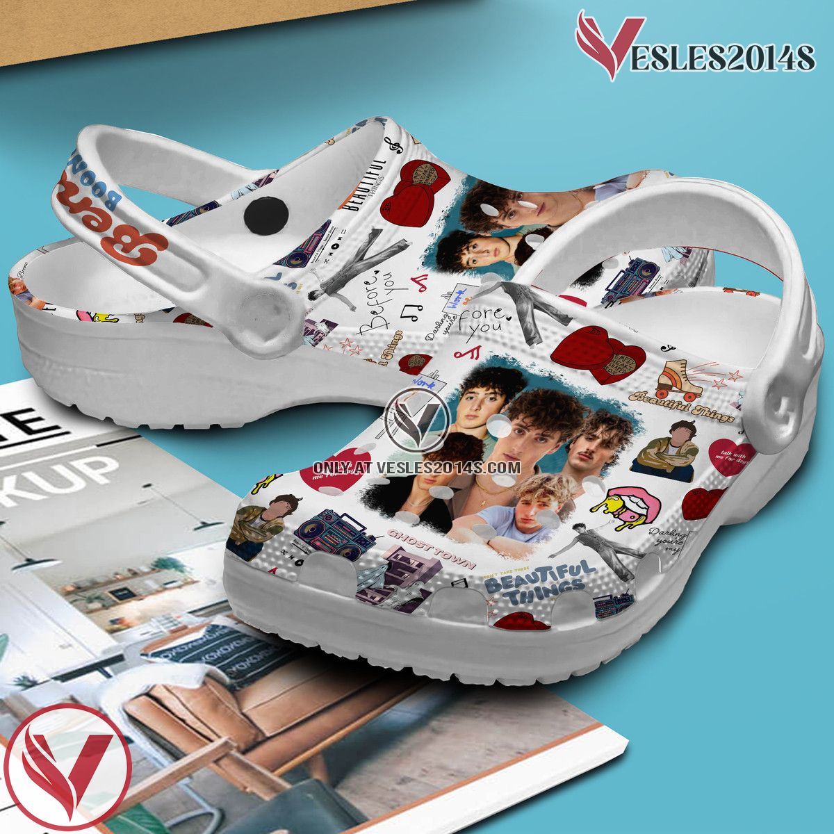 Benson Boone Music Crocs Crocband Clogs Shoes, Unique Gifts For Fans - Vesles2014S 3