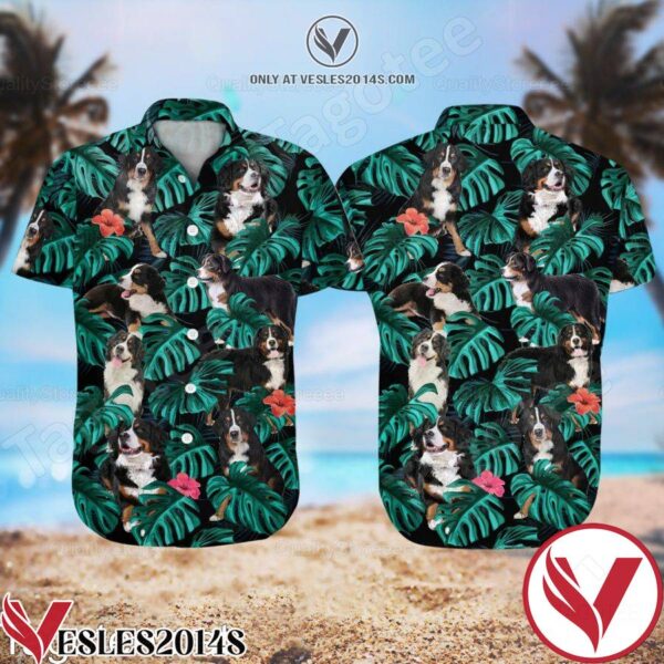 Bernese Mountain Hawaiian Shirt, Unique Gifts For Friends - Vesles2014S 1