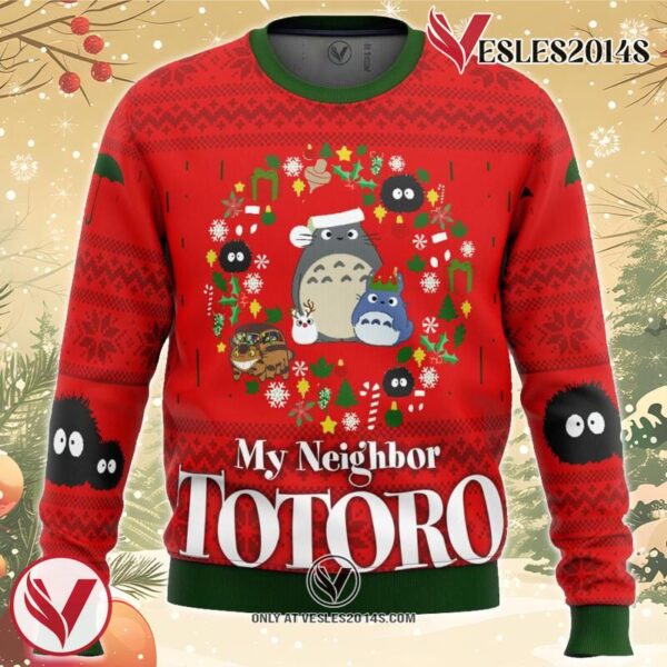Best Neighbor Totoro Ugly Christmas Sweater, Unique Christmas Gift For Fans - Vesles2014S