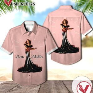 Bette Midler Bathhouse Betty Album Cover Hawaiian Shirt, Best Gift For Music Lovers Vesles2014S