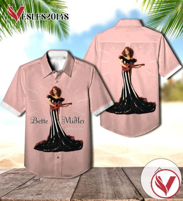Bette Midler Bathhouse Betty Album Cover Hawaiian Shirt, Best Gift For Music Lovers Vesles2014S