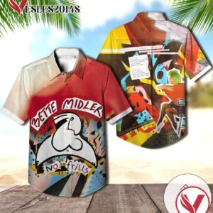 Bette Midler No Frills Album Cover Hawaiian Shirt, Best Gift For Music Lovers Vesles2014S