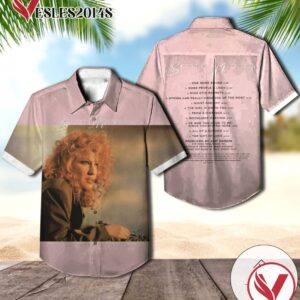 Bette Midler Some People's Lives Album Cover Hawaiian Shirt, Best Gift For Music Lovers Vesles2014S