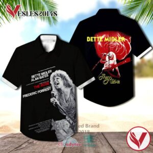 Bette Midler The Rose Album Hawaiian Shirt, Best Gift For Music Lovers Vesles2014S