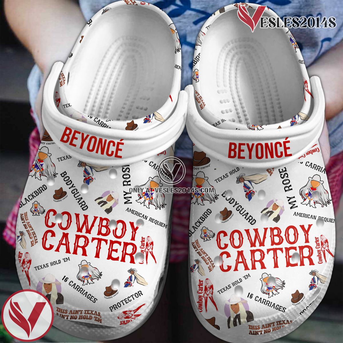 Beyoncé Music Crocs Crocband Clogs Shoes, Unique Gifts For Fans Style 2 - Vesles2014S