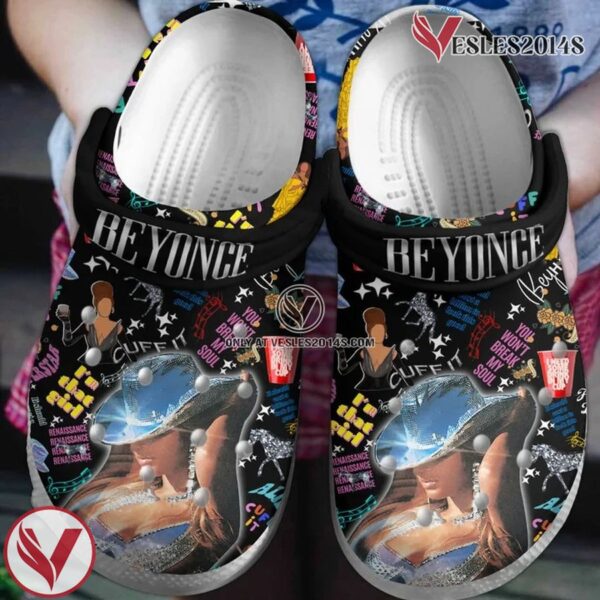 Beyonce Singer Music Crocs Clogs Crocband Shoes, Unique Gifts For Fans - Vesles2014S