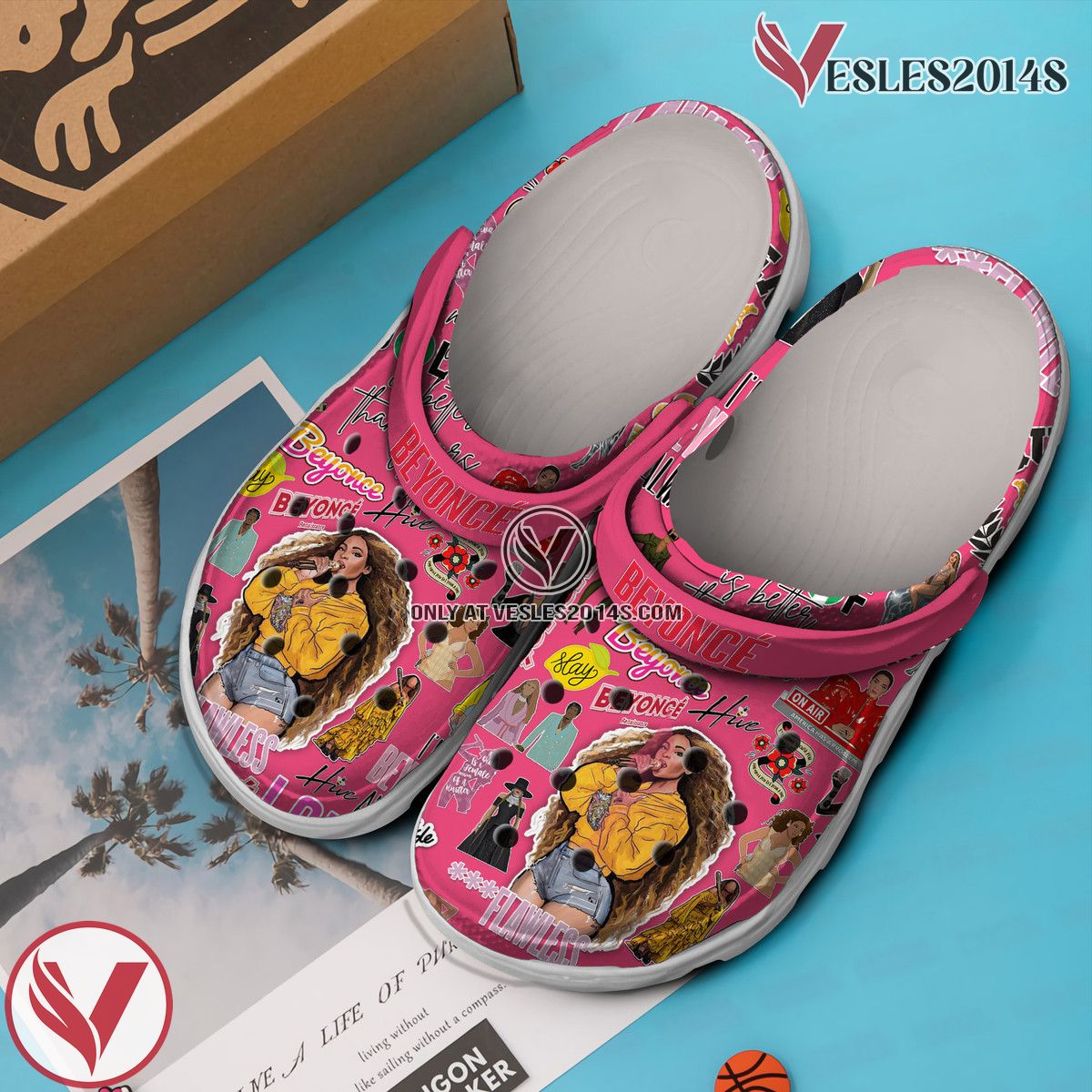 Beyonce Singer Music Crocs Crocband Clogs Shoes, Unique Gifts For Fans Style 1 - Vesles2014S 3