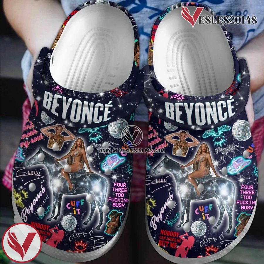 Beyonce Singer Music Crocs Crocband Clogs Shoes, Unique Gifts For Fans Style 2 - Vesles2014S 2