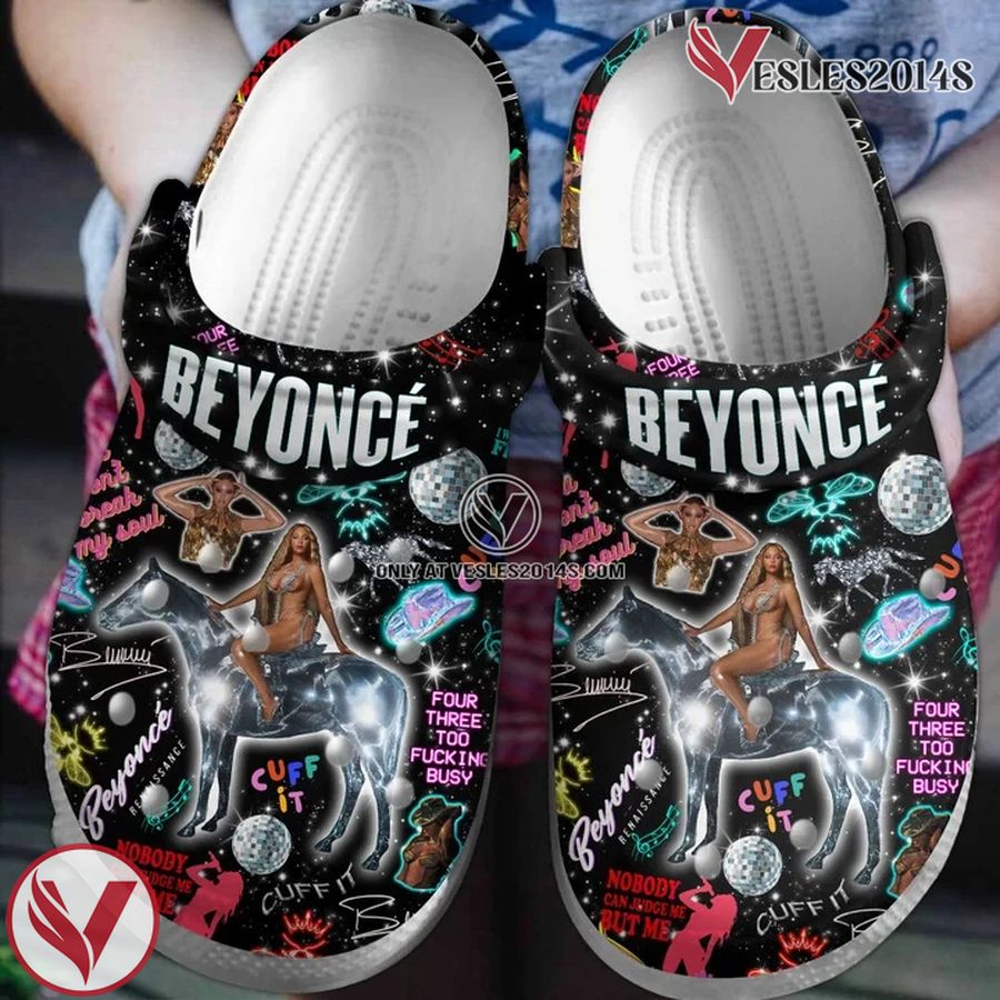 Beyonce Singer Music Crocs Crocband Clogs Shoes, Unique Gifts For Fans Style 2 - Vesles2014S