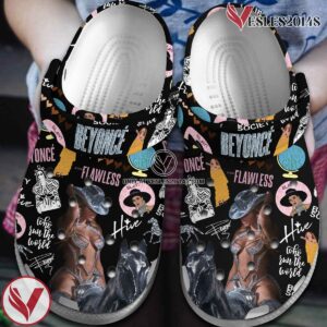 Beyonce Singer Music Crocs Crocband Clogs Shoes, Unique Gifts For Fans Style 5 - Vesles2014S