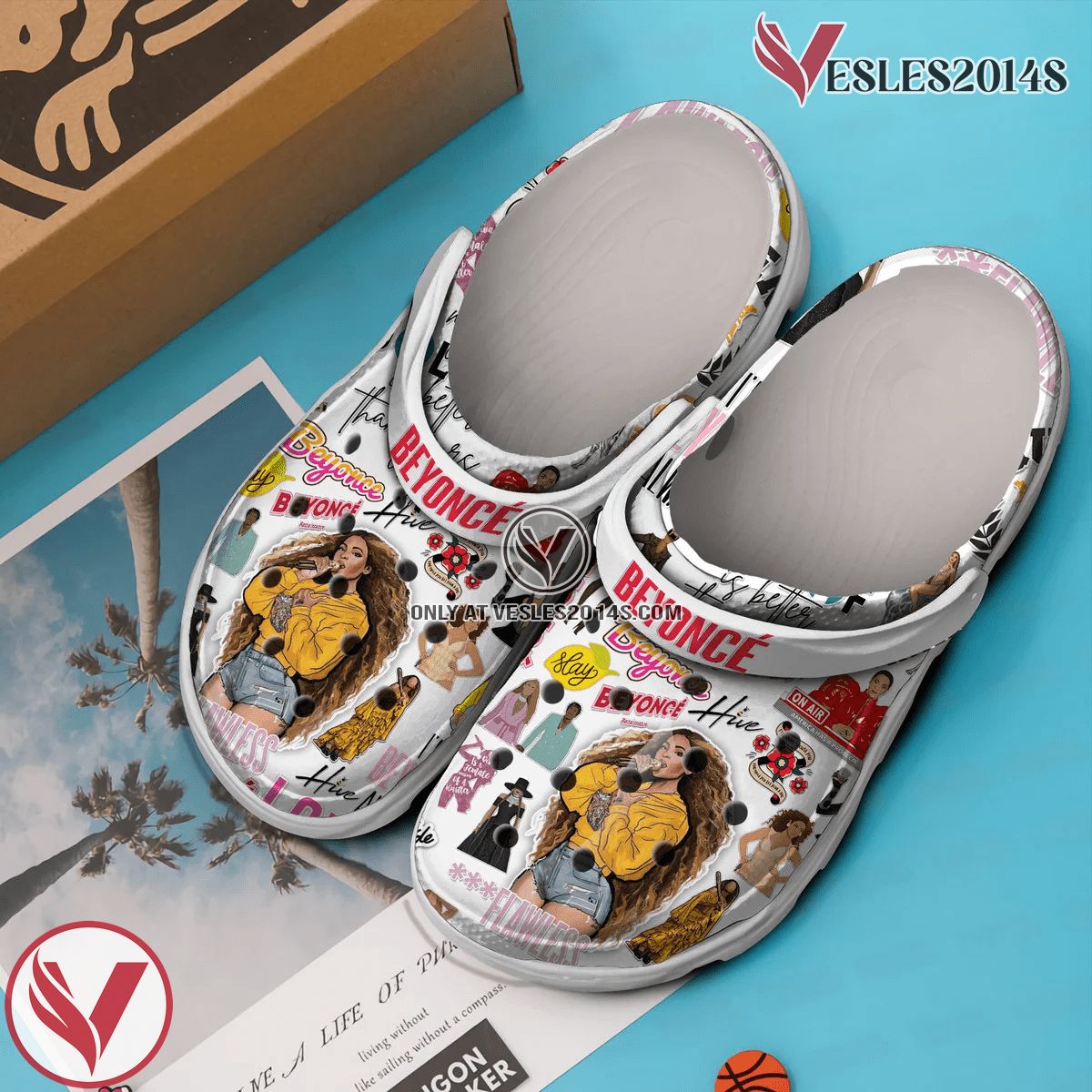 Beyonce Singer Music Crocs Crocband Clogs Shoes, Unique Gifts For Fans Style 7 - Vesles2014S 3