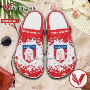 Bharat FC Custom Name Crocs Clogs, Unique Footwear For Fans 1