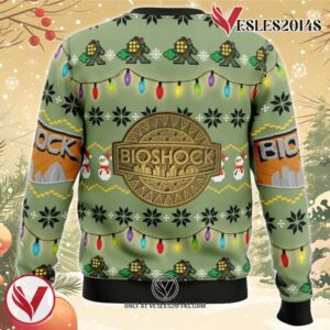 Big Daddy Bioshock Ugly Christmas Sweater, Unique Christmas Gift For Fans - Vesles2014S 1