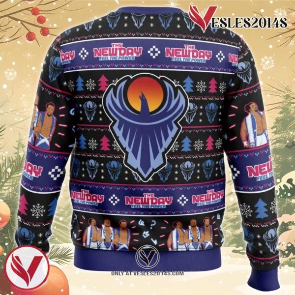 Big Meaty Men Slappin Meat The New Day Ugly Christmas Sweater, Unique Christmas Gift For Fans - Vesles2014S 1