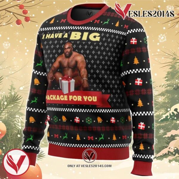 Big Package Barry Wood Meme Ugly Christmas Sweater, Unique Christmas Gift For Fans - Vesles2014S 1