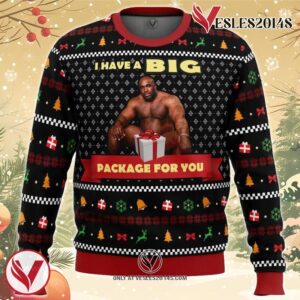 Big Package Barry Wood Meme Ugly Christmas Sweater, Unique Christmas Gift For Fans - Vesles2014S