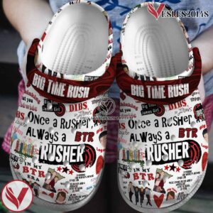 Big Time Rush Music Crocs Crocband Clogs Shoes, Unique Gifts For Fans Style 1 - Vesles2014S