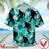 Bigfoot Behind Tropical Leaves Hawaiian Shirt, Unique Gifts For Friends - Vesles2014S 1