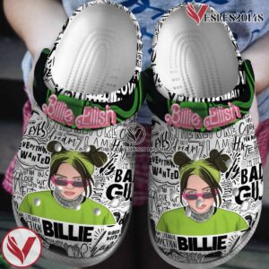 Billie Eilish Music Crocs Crocband Clogs Shoes, Unique Gifts For Fans Style 2 - Vesles2014S