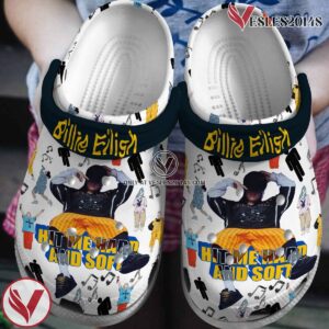 Billie Eilish Music Crocs Crocband Clogs Shoes, Unique Gifts For Fans Style 6 - Vesles2014S