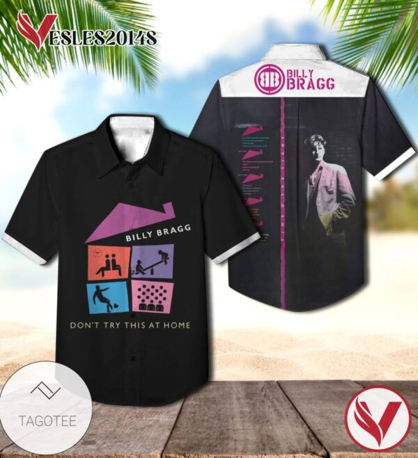 Billy Bragg Don't Try This At Home Album Cover Hawaiian Shirt, Best Gift For Music Lovers Vesles2014S