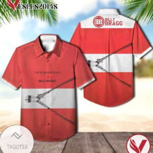 Billy Bragg The Internationale Album Cover Hawaiian Shirt, Best Gift For Music Lovers Vesles2014S