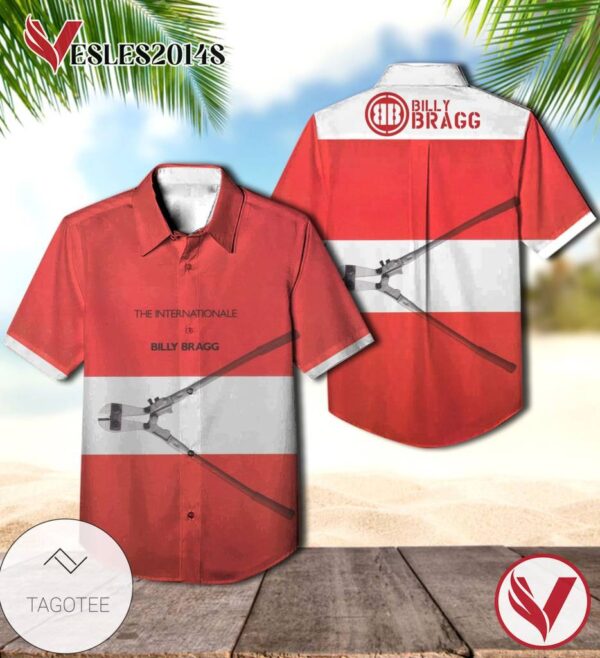 Billy Bragg The Internationale Album Cover Hawaiian Shirt, Best Gift For Music Lovers Vesles2014S
