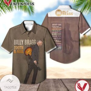 Billy Bragg Tooth And Nail Album Cover Hawaiian Shirt, Best Gift For Music Lovers Vesles2014S