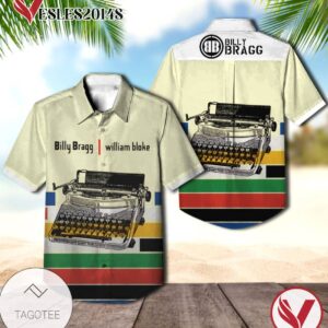 Billy Bragg William Bloke Album Cover Hawaiian Shirt, Best Gift For Music Lovers Vesles2014S