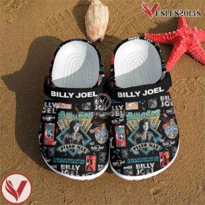 Billy Joel Music Crocs Crocband Clogs Shoes, Unique Gifts For Fans Style 3 - Vesles2014S 3