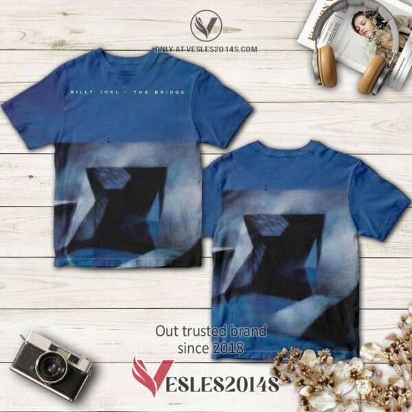 Billy Joel The Bridge Album 3D T-Shirt, Perfect Gifts For Music Lovers - Vesles2014S