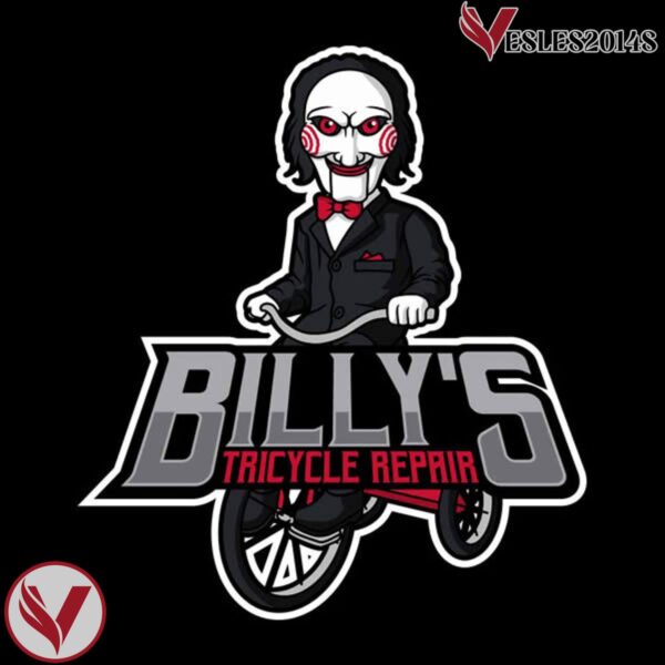 Billy's Tricycle Repair Jigsaw Hockey Jersey - Vesles2014S 4
