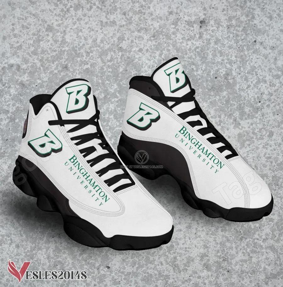 Binghamton University Logo Air Jordan 13 Shoes, Best Sneaker Gifts For Fans - Vesles2014s 1