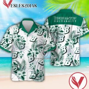 Binghamton University Logo Hawaiian Shirt, Perfect Gifts Idea In Holiday - Vesles2014S 1