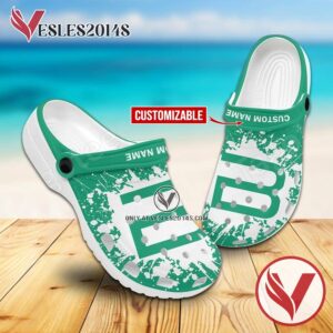 BioNTech Logo Crocs Clogs, Unique Footwear For Fans