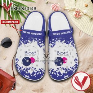 Biore Cosmetic Logo Crocs Clogs, Unique Footwear For Fans 1