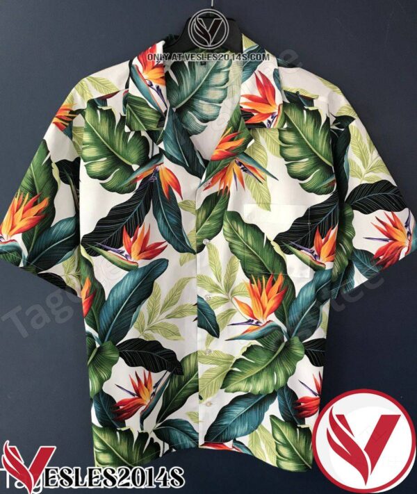 Bird Of Paradise Hawaiian Shirt, Unique Gifts For Friends - Vesles2014S 1
