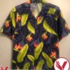 Bird Of Paradise On Blue Buttoned Shirt Hawaiian Shirt, Unique Gifts For Friends - Vesles2014S 1