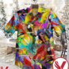 Birds On Tree Branch Colorful Hawaiian Shirt, Unique Gifts For Friends - Vesles2014S 1