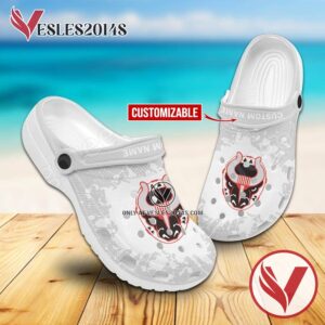 Birmingham Bulls Logo Crocs Clogs, Unique Footwear For Fans