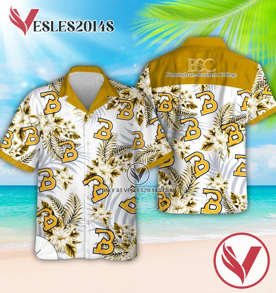 Birmingham-Southern College Logo Hawaiian Shirt, Perfect Gifts Idea In Holiday - Vesles2014S 1