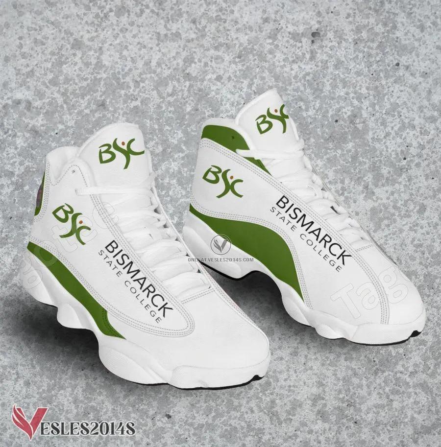 Bismarck State College Logo Air Jordan 13 Shoes, Best Sneaker Gifts For Fans - Vesles2014s