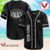Black 805 Beer Baseball Jersey, Perfect Gifts For Fans - Vesles2014S