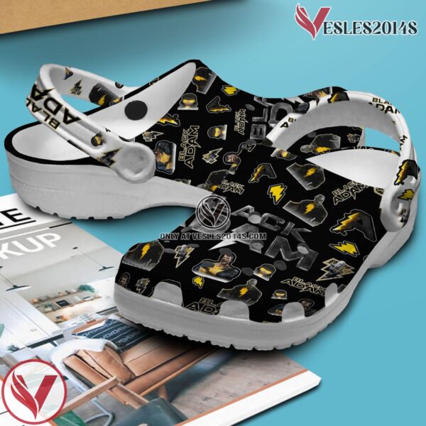 Black Adam Movie Crocs Crocband Clogs Shoes Comfortable For Men Women and Kids - Vesles2014S 2