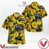 Black Angus Cattle Lovers Sunflower Hawaiian Shirt And Short, Unique Gifts For Friends - Vesles2014S 1