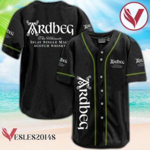 Black Ardbeg Whiskey Baseball Jersey, Perfect Gifts For Fans - Vesles2014S